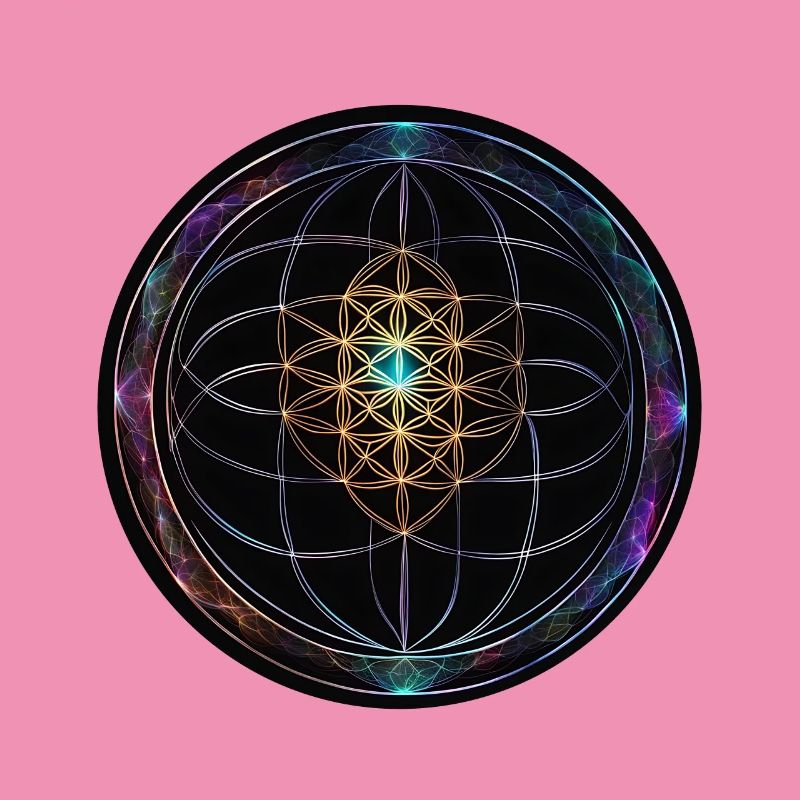 Metatron Scheiben Mandala Glow