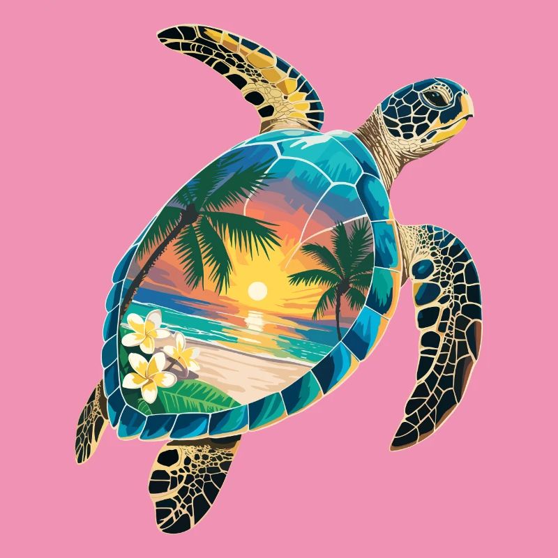 Turtle Waves Surf Turtle Surfer Turtles