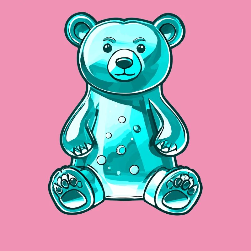Gummy Bear Turquoise