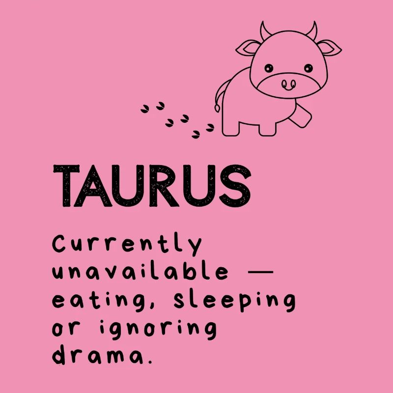 Dessin animé mignon du Taureau - Mode sieste activé