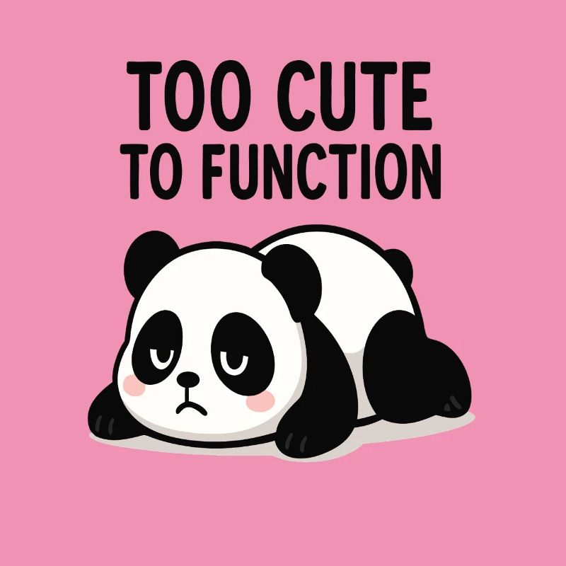 Panda Too Cute To Function