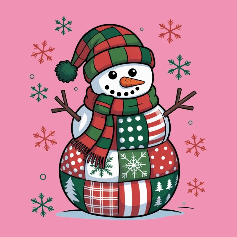 Snowman Patchwork