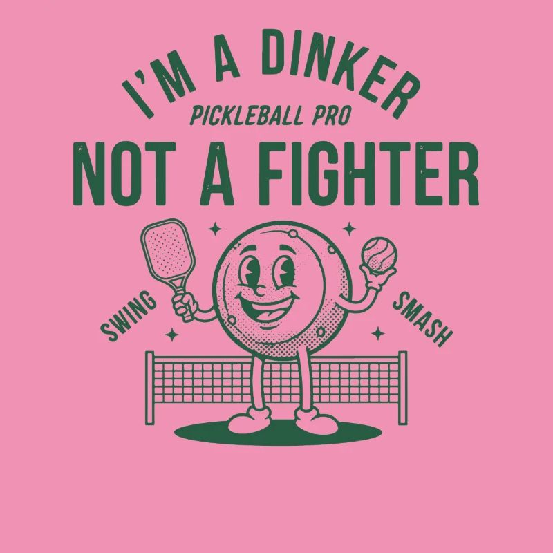 Pickleball, je suis un Dinker, pas un pro de boxe, drôle.