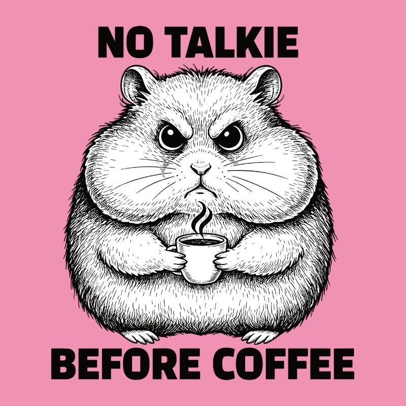 Pas de conversation devant un hamster amateur de café
