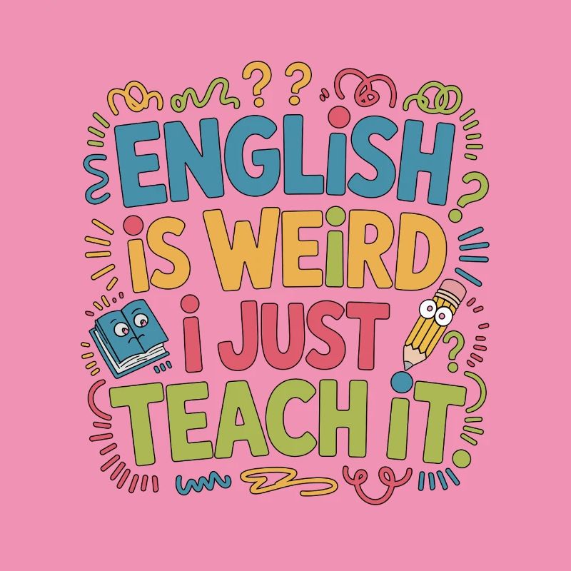 Professeur d’anglais langue seconde anglais c’est bizarre, je suis juste enseignant ESL