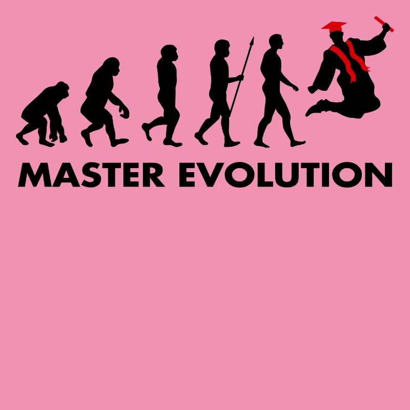 Master evolution exam passed school graduation