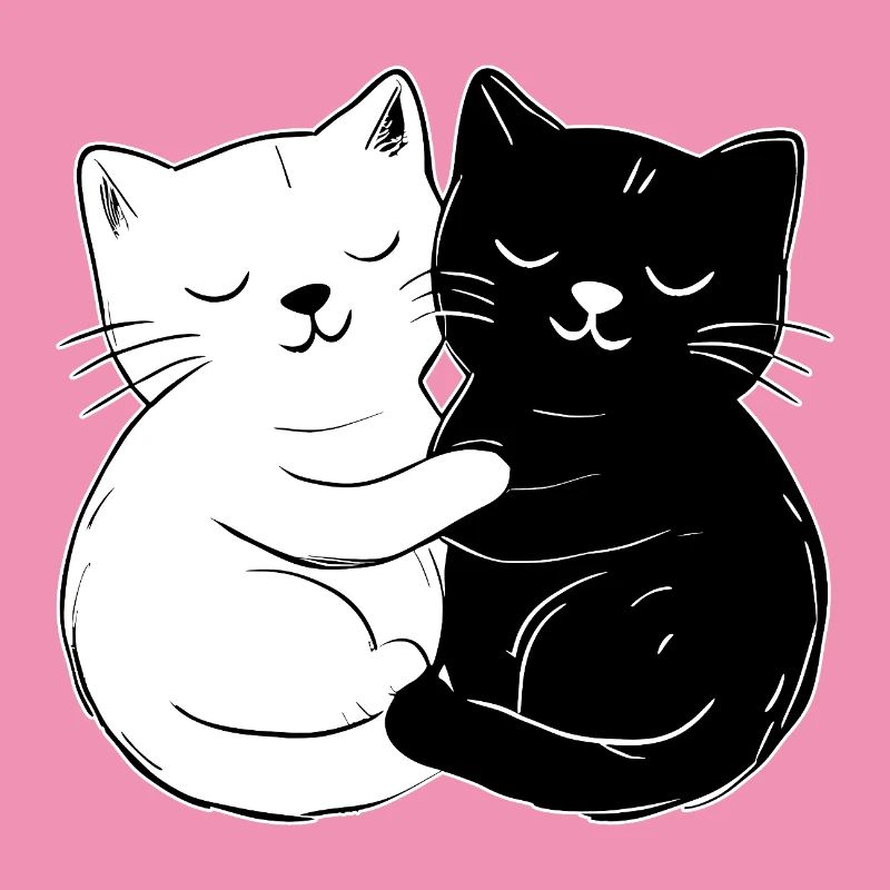 Chats mignons – simples et élégants