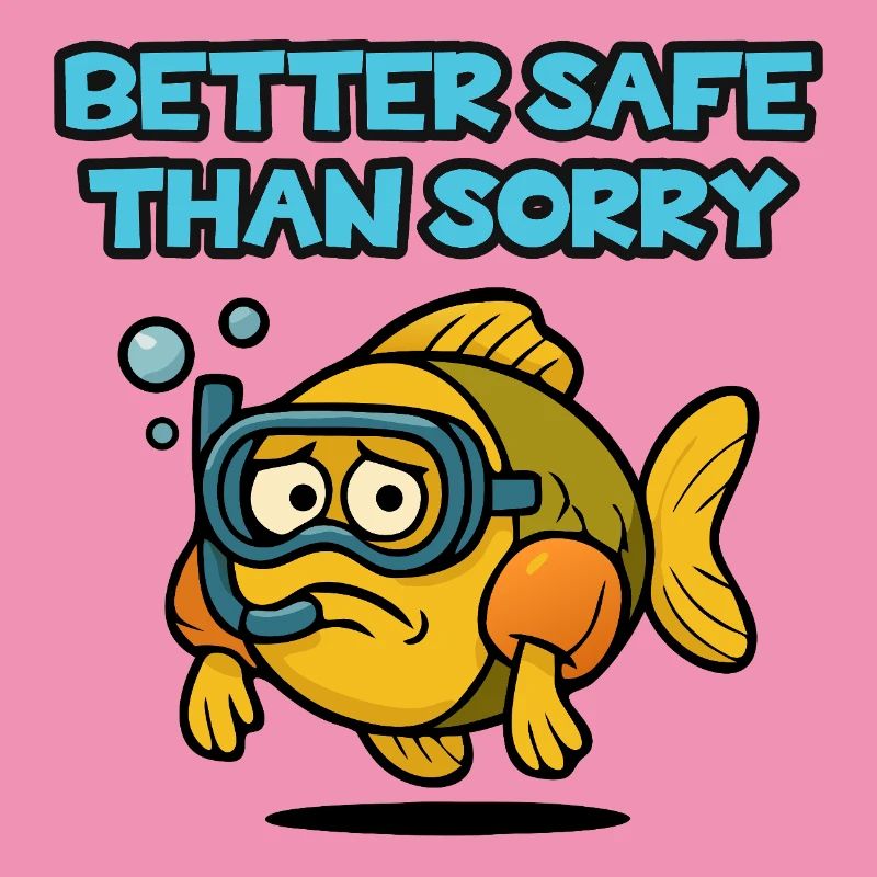 Safe diving fish
