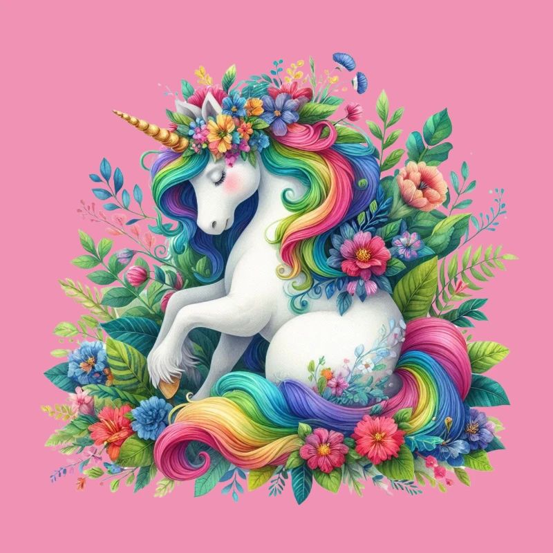 Rainbow Mane Unicorn Bloom