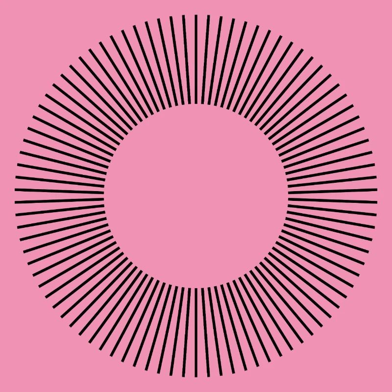 Conception de la composition des cercles de lignes