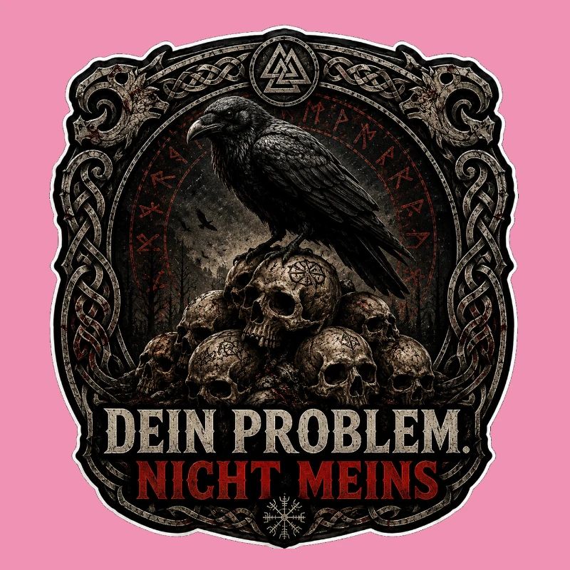 Dein Problem Nicht Meins Gothic Patch
