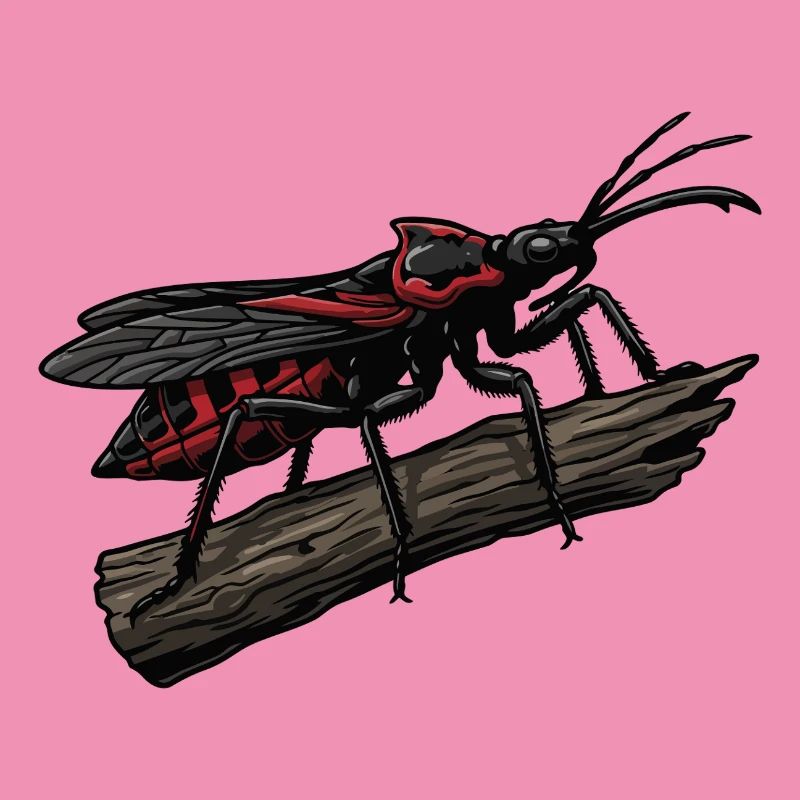 Bug Assassin Bug Hunter Red Strike Tattoo