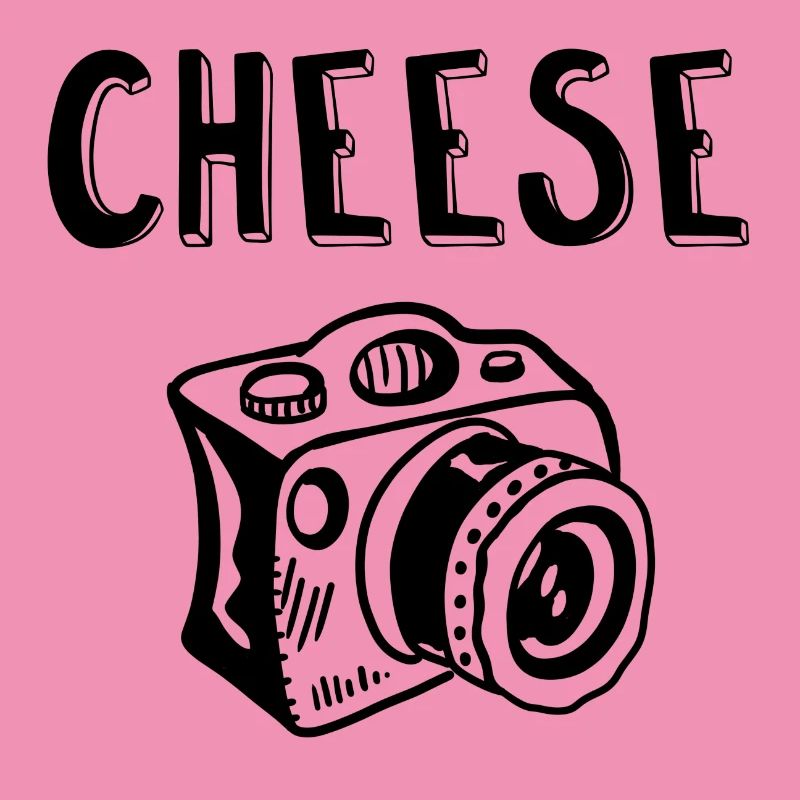 Say Cheese Camera Photographer Comic Gift Art