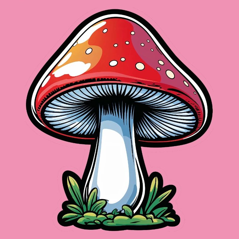 Conception du Popart Red Toadstool