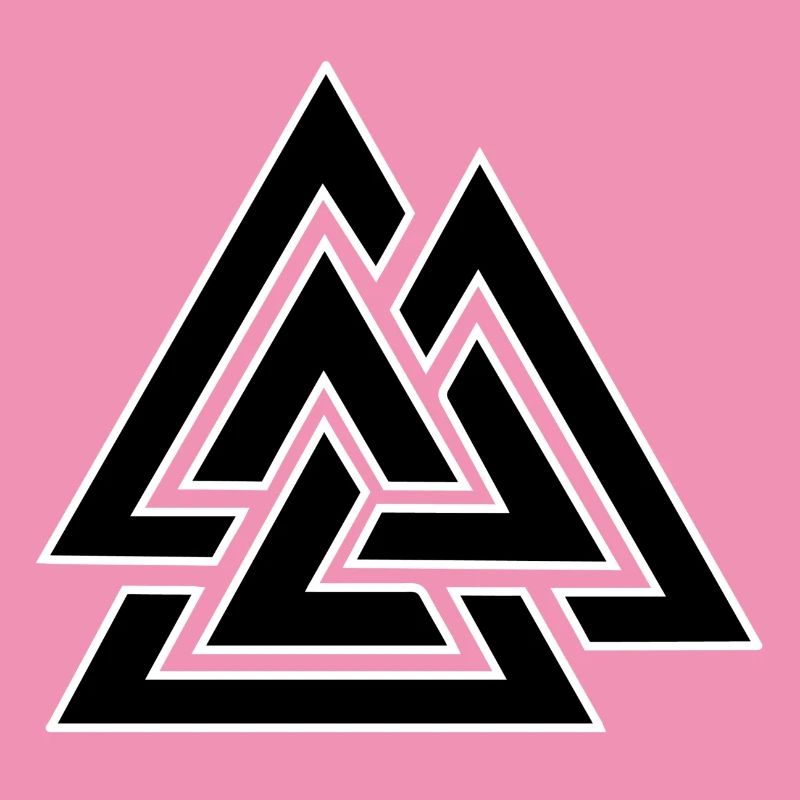 Triangular intertwined pattern