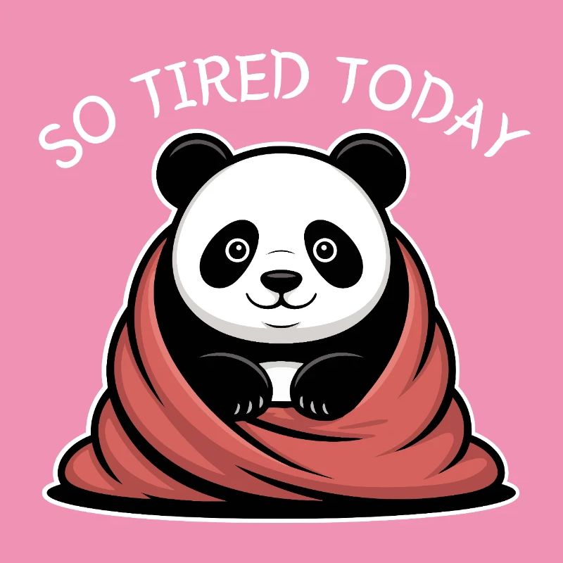 Panda Cuddle Dream Under Blanket
