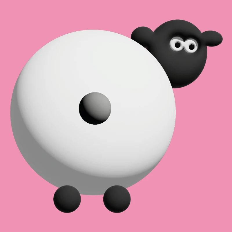 Sheep 3D Cuddle Design
