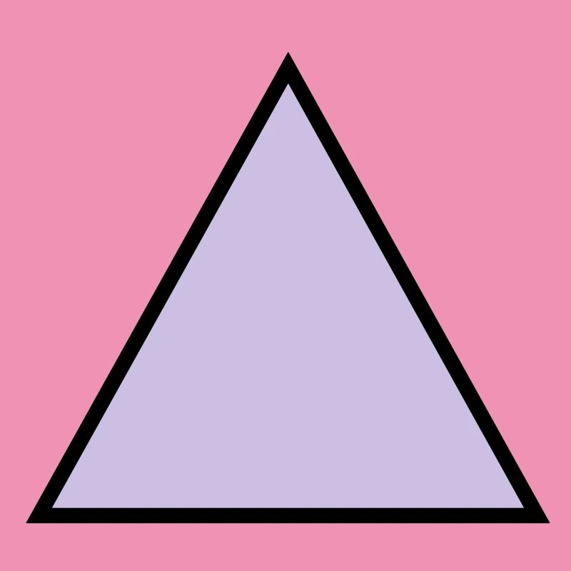 hipster triangle dreieck form