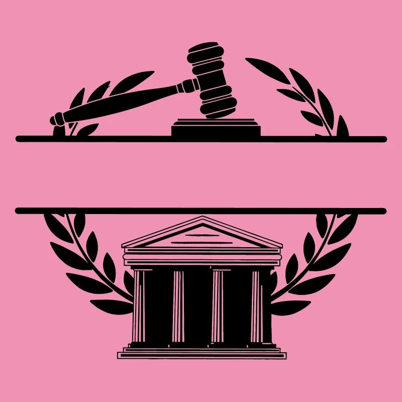 Palais de justice monogramme d’avocat
