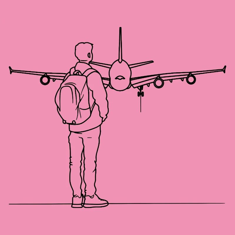 Plane Spotter Drawing