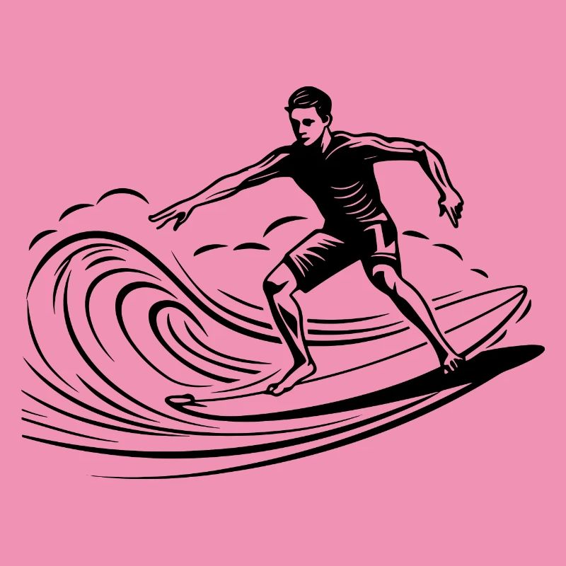 Surfer Junge