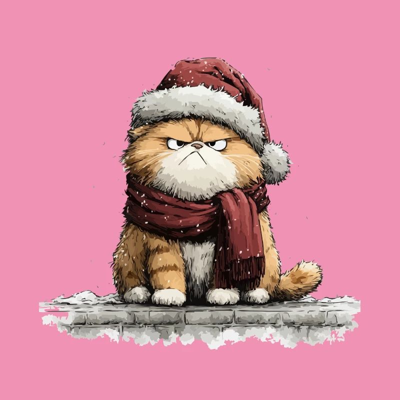 Grimmiger Weihnachtskater