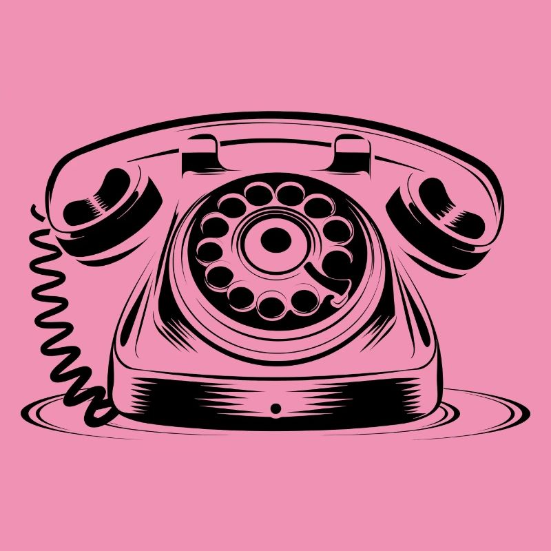 Oldschool Rysunek Telefonu