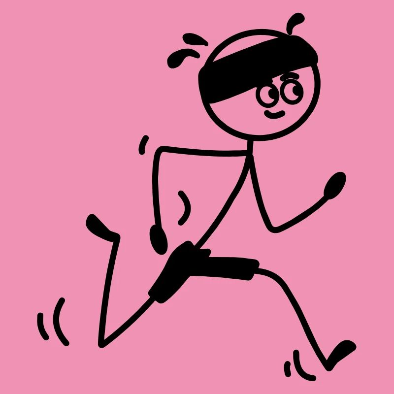 Läufer jung oder Mann mit Schweißband