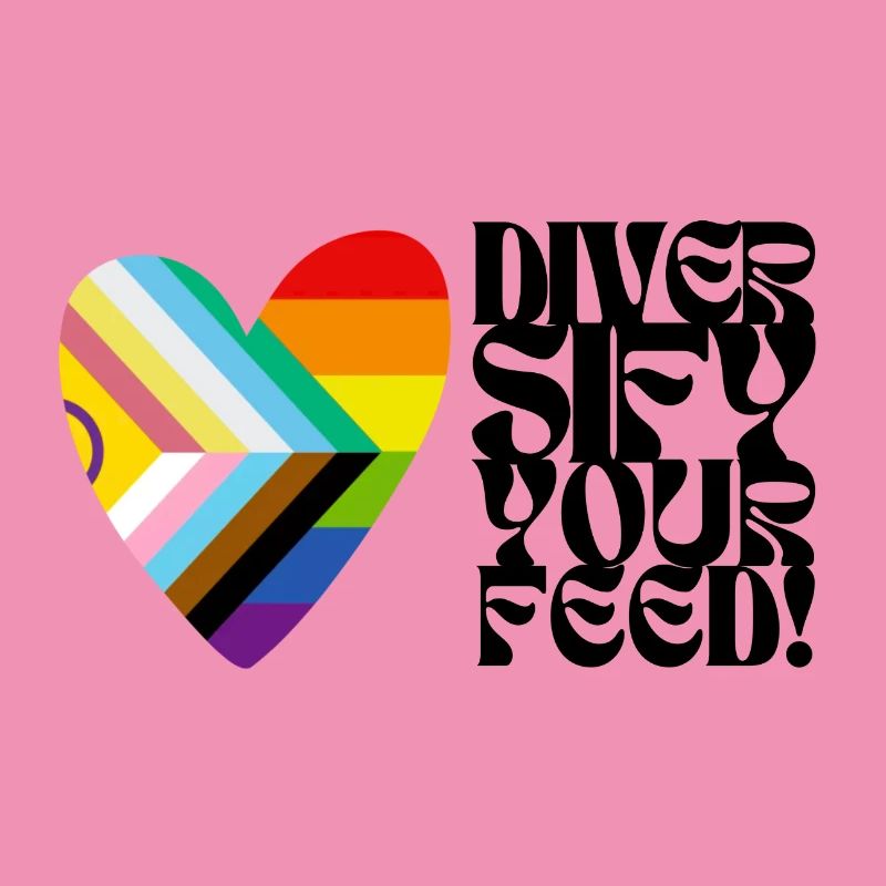 🌈♿ Diversify Your Feed –Progress Pride&Disability