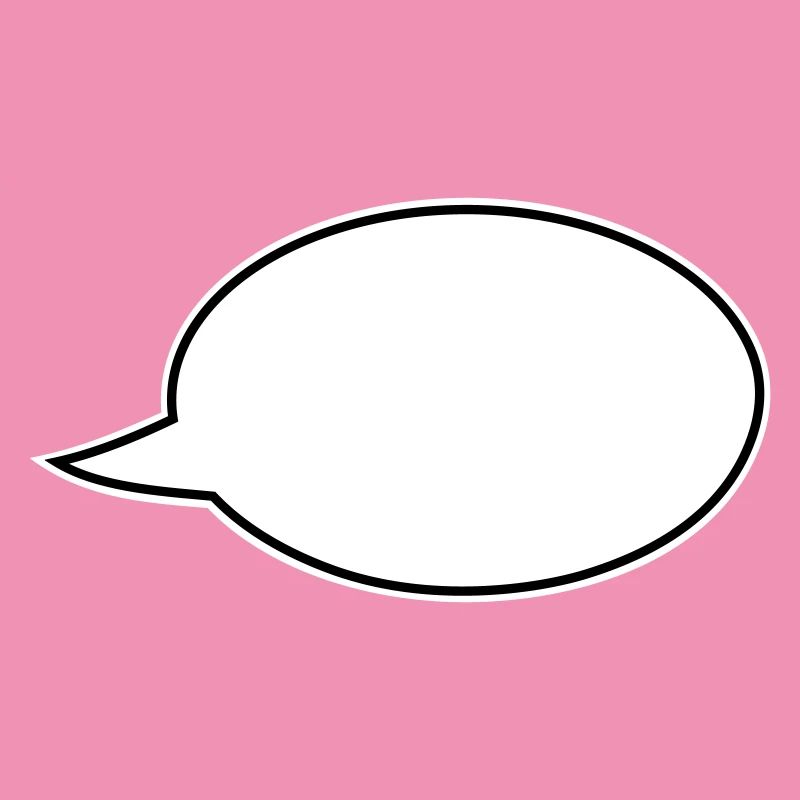 Speech bubble comic right