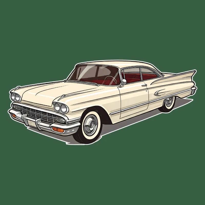Klassischer Oldtimer - Elegantes Retro-Autodesign