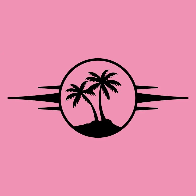 Island Palm Tree Icon