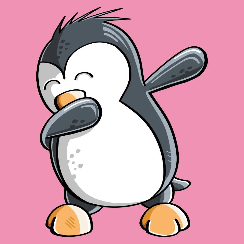 Dab Dance Penguin - Dabbing - Fun Comic - Gift