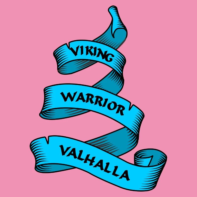 Wikinger Wimpel oder Banner blau