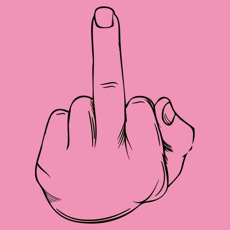 Middle finger statement