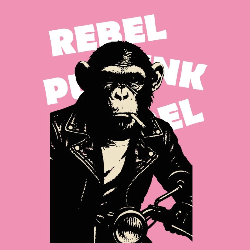 Rebellious Monkey on the motor