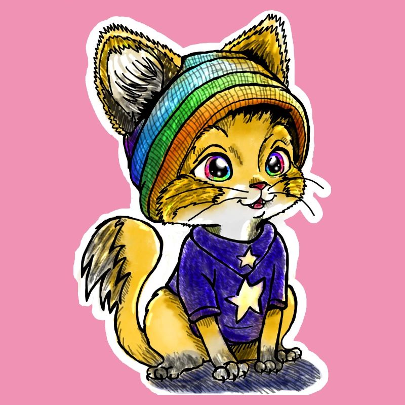 Rainbow Kitten