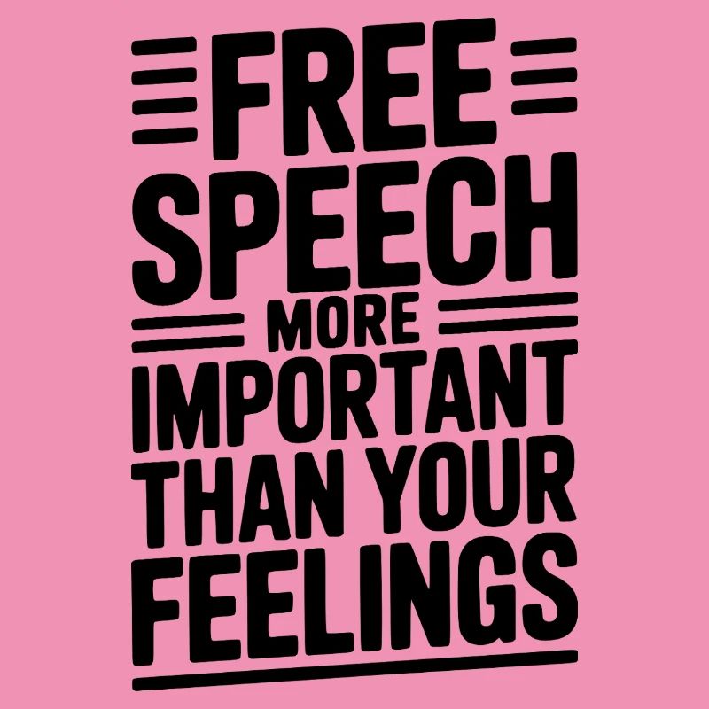 La liberté d’expression est plus importante que les sentiments