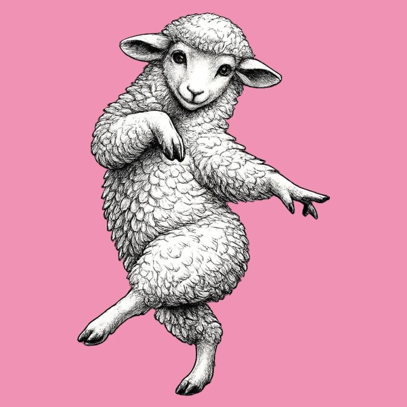 Dancing Lamb Sketch