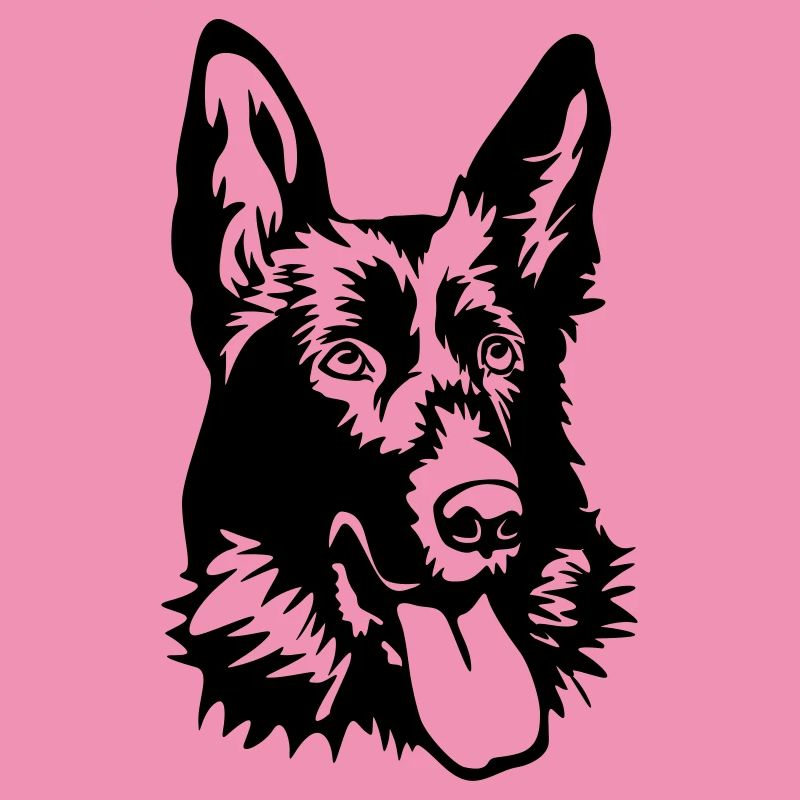 Deutscher Schäferhund Kopf