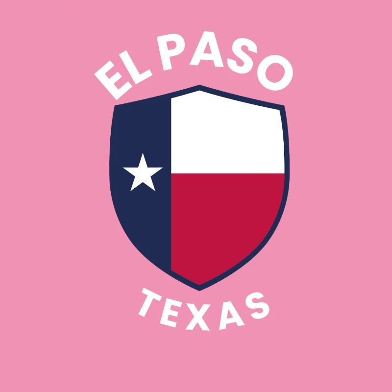El Paso Texas Shield Flag