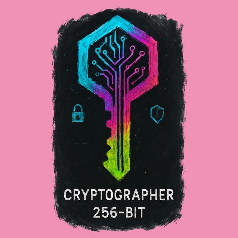 256-Bit-Cybersicherheitskryptograph