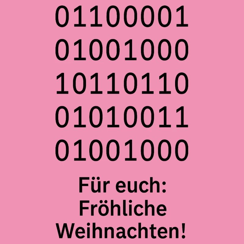 Binary Code Weihnachtszauber