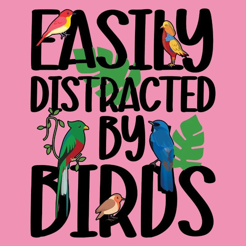 Facilement distrait par les oiseaux