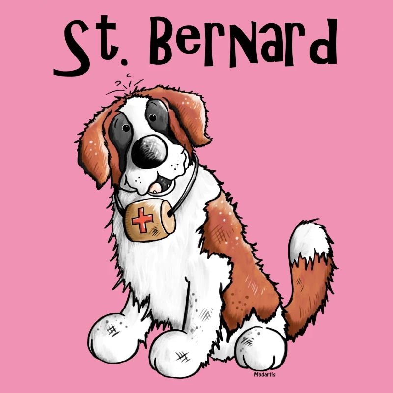 Drolliger Bernhardiner - Hund