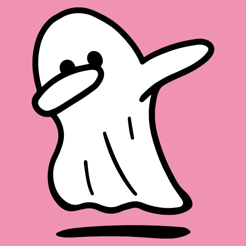 Geist / Lustiger Geist / Halloween / Dabbing-Geist