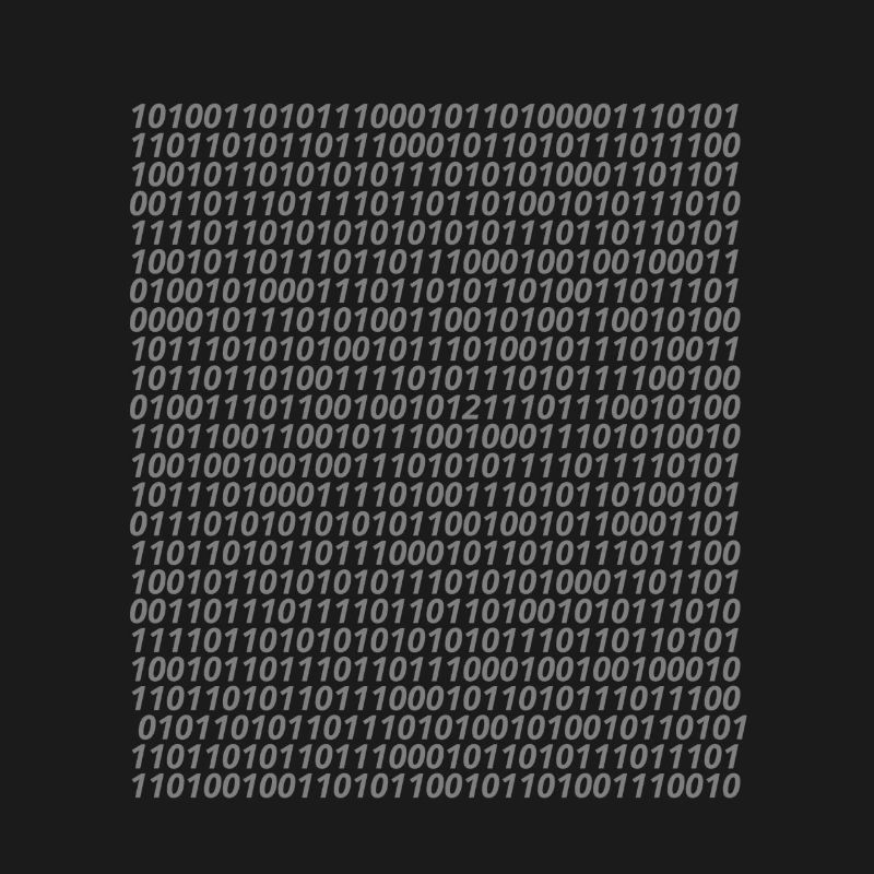 Binary code logo