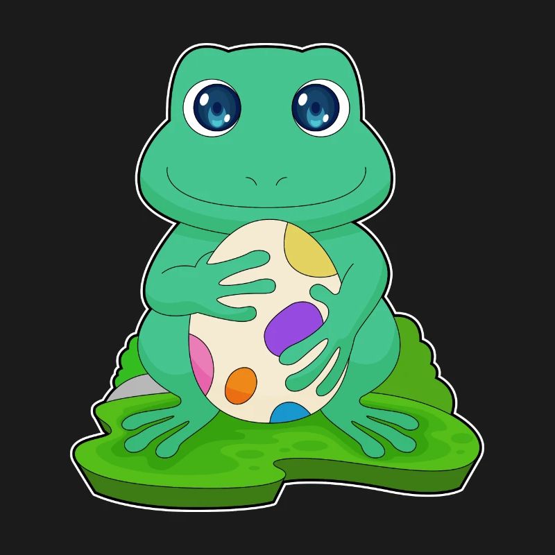Frog Easter Easter Egg