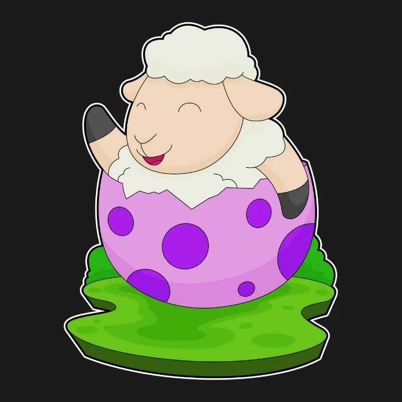 Sheep Easter Easter Egg