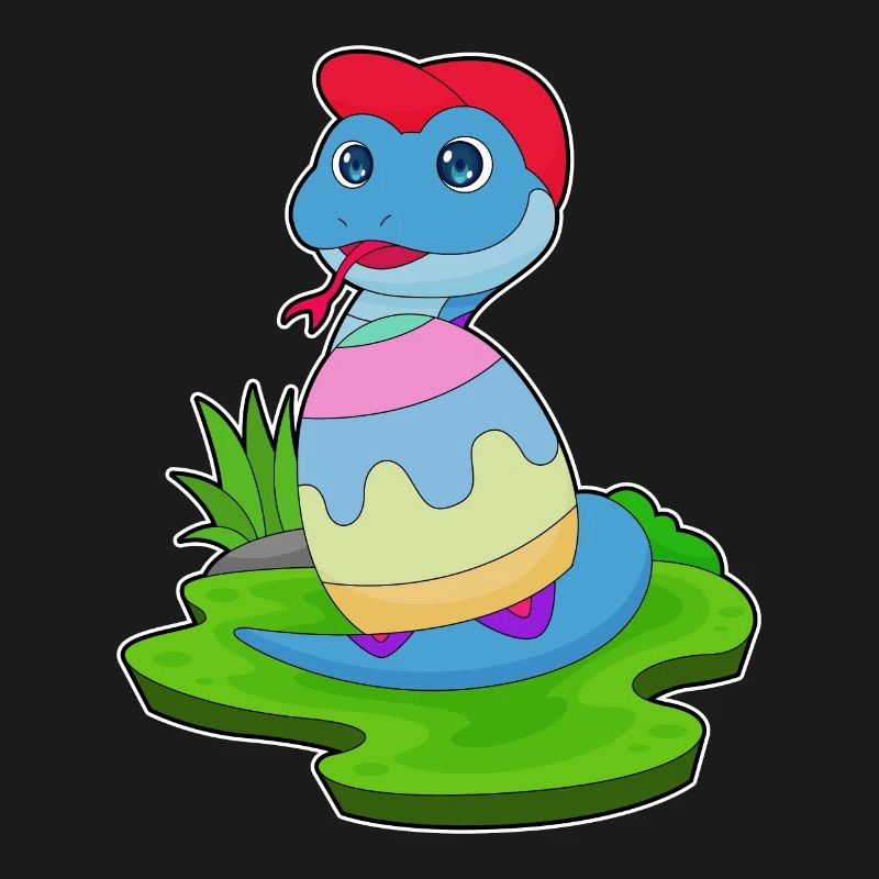 Snake Easter Easter Egg